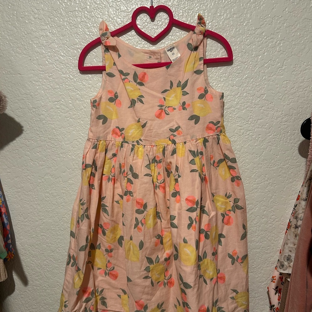 OshKosh B'gosh Pink and Yellow Floral Dress